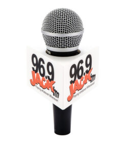 Jack FM triangle mic flag for handheld microphones