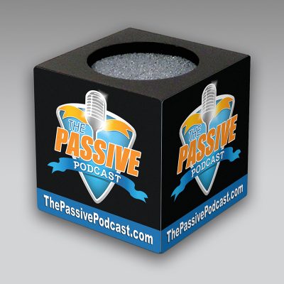 The Passive Podcast mic flag